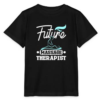 Masseuse Massage Therapy Future Massage therapist - Stanley/Stella MINI CREATOR Kids’ T-Shirt - black - Front - Mikhail (115cm)