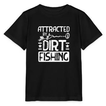Attracted by dirty fishing - Stanley/Stella MINI CREATOR Kids’ T-Shirt - black - Front - Mikhail (115cm)