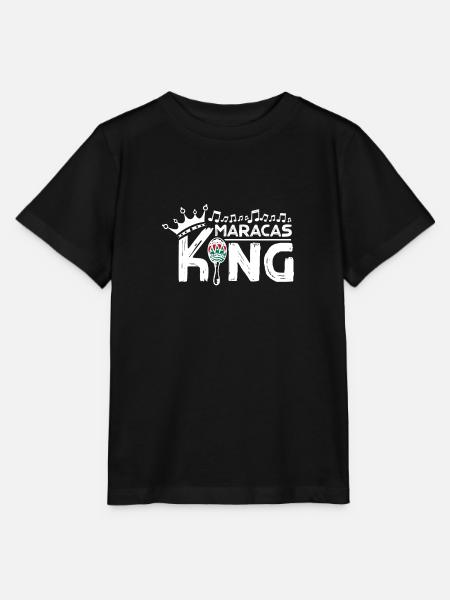 Boy Maracas King - Stanley/Stella Kinder T-Shirt MINI CREATOR  - Schwarz