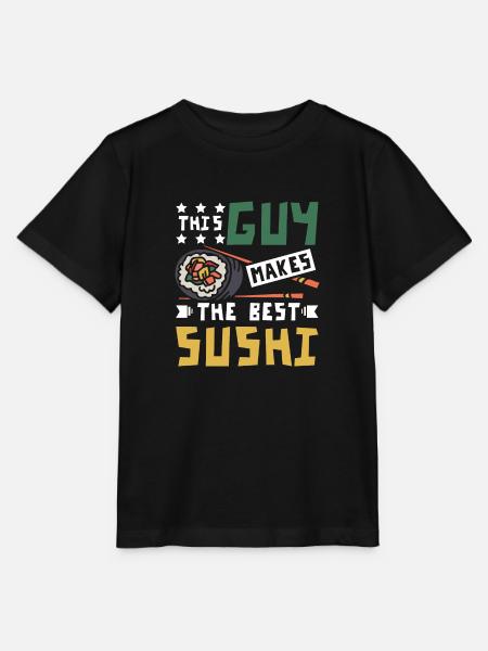 This guy makes the best sushi - Stanley/Stella MINI CREATOR Kids’ T-Shirt - black