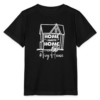 Home sweete home tiny house - Stanley/Stella MINI CREATOR Kids’ T-Shirt - black - Front - Mikhail (115cm)