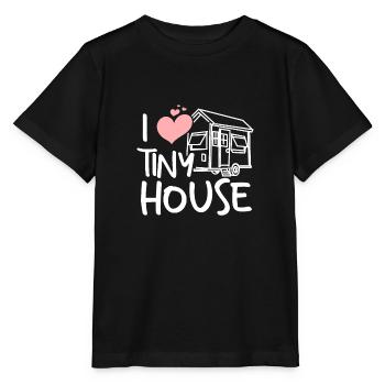 Tiny house builder - Stanley/Stella MINI CREATOR Kids’ T-Shirt - black - Front - Mikhail (115cm)