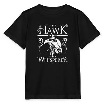 Falconer Hawk whisperer - Stanley/Stella MINI CREATOR Kids’ T-Shirt - black - Front - Mikhail (115cm)
