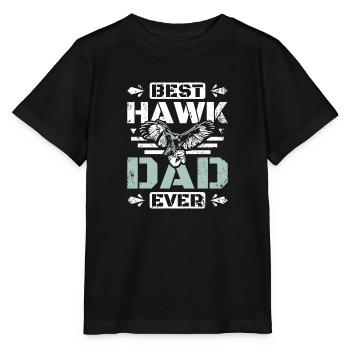 Fathers day Falconer best hawk dad ever - Stanley/Stella MINI CREATOR Kids’ T-Shirt - black - Front - Mikhail (115cm)