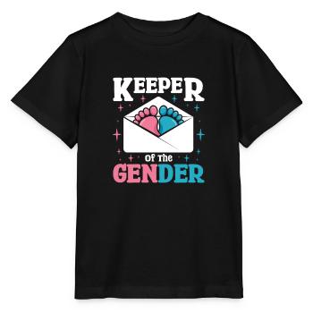 Keeper of the gender - Stanley/Stella MINI CREATOR Kids’ T-Shirt - black - Front - Mikhail (115cm)