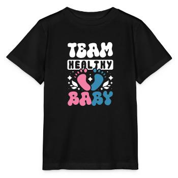 Équipe bébé en bonne santé - T-shirt bio MINI CREATOR Stanley/Stella Enfant - noir - Devant - Mikhail (115cm)