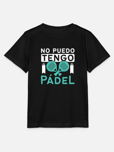 No puedo tengo padel - T-shirt bio MINI CREATOR Stanley/Stella Enfant - noir