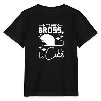 Rat de compagnie, ce n’est pas dégoûtant, c’est mignon - T-shirt bio MINI CREATOR Stanley/Stella Enfant - noir - Devant - Mikhail (115cm)