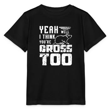 Rat de compagnie ouais, eh bien, je pense que tu es dégoûtant aussi - T-shirt bio MINI CREATOR Stanley/Stella Enfant - noir - Devant - Mikhail (115cm)