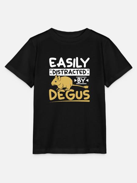Easily distracted by degus - Stanley/Stella Kinder T-Shirt MINI CREATOR - Schwarz