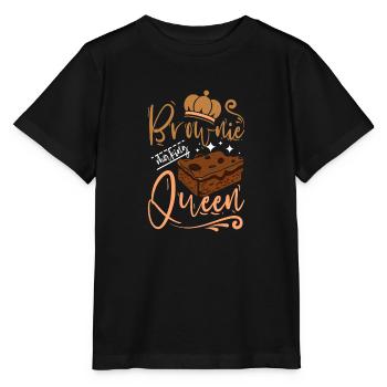 Brownie making queen - Stanley/Stella Kinder T-Shirt MINI CREATOR  - Schwarz - Vorne - Mikhail (115cm)