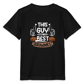 This guy makes the best brownies - Stanley/Stella MINI CREATOR Kids’ T-Shirt - black - Front - Mikhail (115cm)