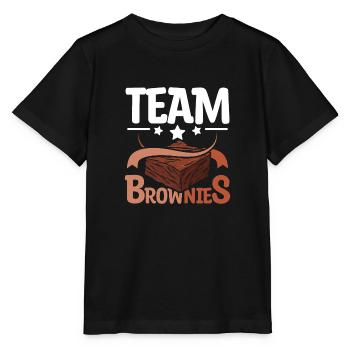 Team Brownies - Stanley/Stella Kinder T-Shirt MINI CREATOR  - Schwarz - Vorne - Mikhail (115cm)
