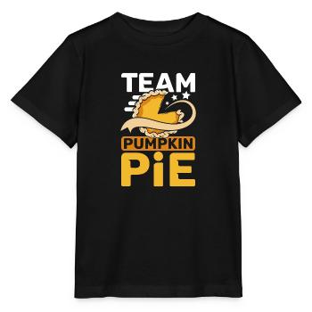 Team Pumpkin pie - Stanley/Stella Kinder T-Shirt MINI CREATOR  - Schwarz - Vorne - Mikhail (115cm)