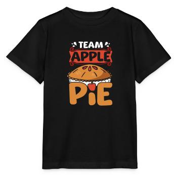 Team Apple pie - Stanley/Stella Kinder T-Shirt MINI CREATOR  - Schwarz - Vorne - Mikhail (115cm)