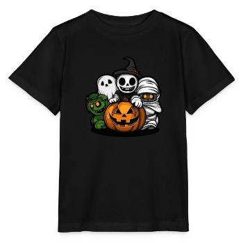 Halloween Comic Party Trick Or Treat - T-shirt bio MINI CREATOR Stanley/Stella Enfant - noir - Devant - Mikhail (115cm)