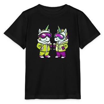 Licorne Ski Après-Ski - T-shirt bio MINI CREATOR Stanley/Stella Enfant - noir - Devant - Mikhail (115cm)