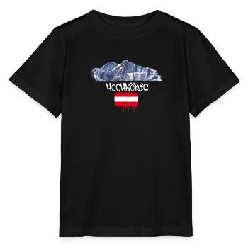 Hochkönig,mountain,mountains,Switzerland,ski area,skiing - Stanley/Stella MINI CREATOR Kids’ T-Shirt - black - Front - Mikhail (115cm)