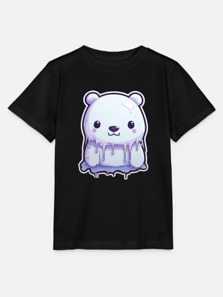 Süßer Eisbär Eis - Stanley/Stella Kinder T-Shirt MINI CREATOR - Schwarz