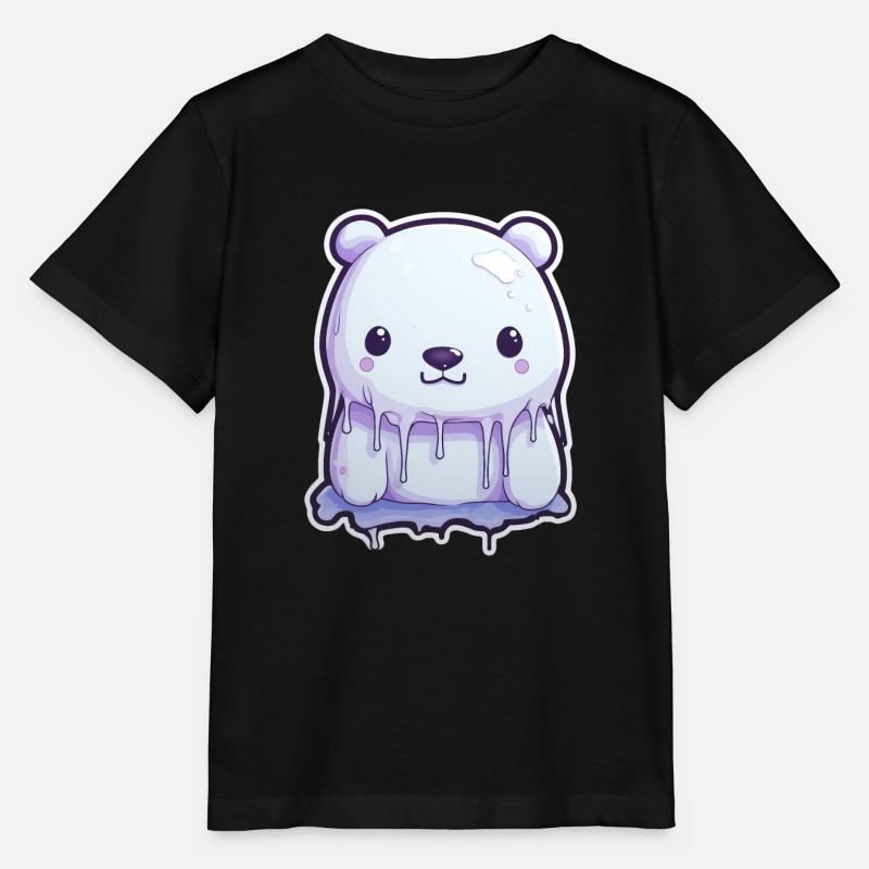 Süßer Eisbär Eis - Stanley/Stella Kinder T-Shirt MINI CREATOR  - Schwarz
