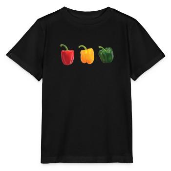 paprika - Stanley/Stella MINI CREATOR Kids’ T-Shirt - black - Front - Mikhail (115cm)