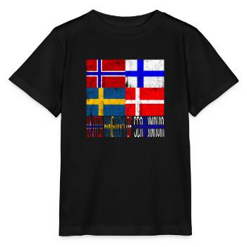 United Kingdom of Scandinavia - T-shirt bio MINI CREATOR Stanley/Stella Enfant - noir - Devant - Mikhail (115cm)