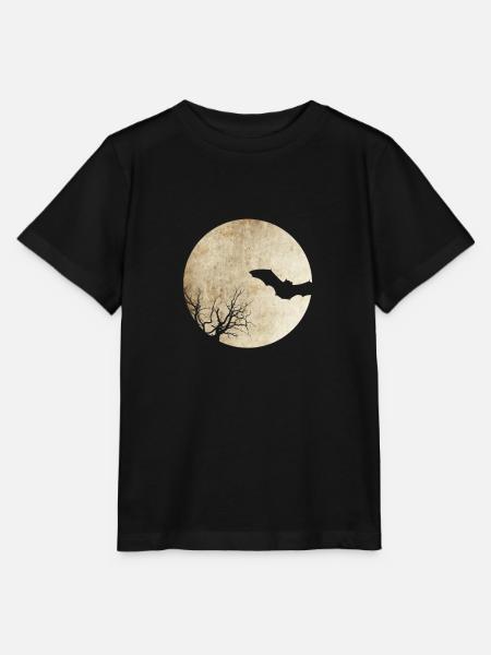Fledermaus Nacht - Stanley/Stella Kinder T-Shirt MINI CREATOR - Schwarz