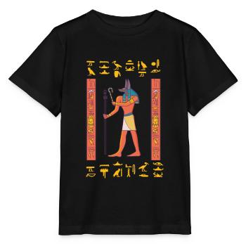 Égypte - T-shirt bio MINI CREATOR Stanley/Stella Enfant - noir - Devant - Mikhail (115cm)