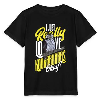 Ornithologie ornithologie ornithologique ornithologique tout simplement amoureux - T-shirt bio MINI CREATOR Stanley/Stella Enfant - noir - Devant - Mikhail (115cm)