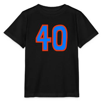 40. 40 ANS. 40e ANNIVERSAIRE. ANNIVERSAIRE 40 ANS. - T-shirt bio MINI CREATOR Stanley/Stella Enfant - noir - Devant - Mikhail (115cm)