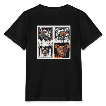 urban street 4 - Stanley/Stella Kinder T-Shirt MINI CREATOR  - Schwarz - Vorne - Mikhail (115cm)