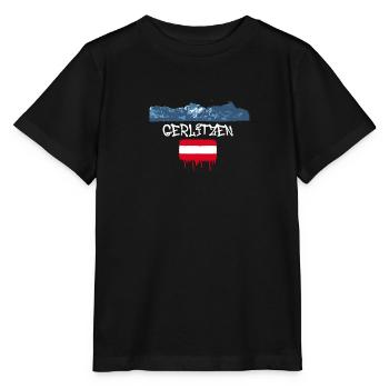 Gerlitzen,mountain,mountains,Austria,ski area,skiing - Stanley/Stella MINI CREATOR Kids’ T-Shirt - black - Front - Mikhail (115cm)