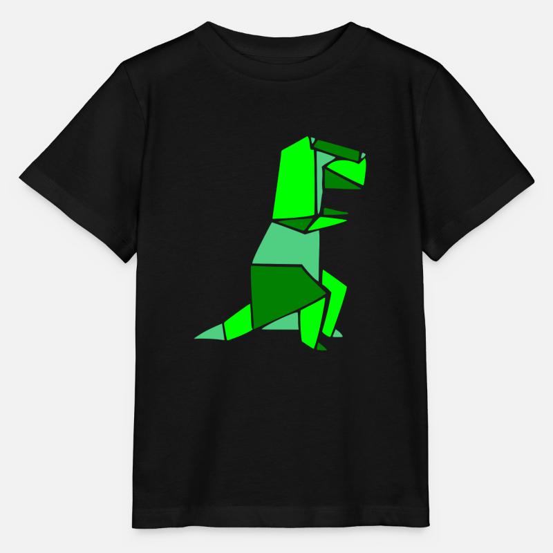 Dino T-Rex Artwork - T-shirt bio MINI CREATOR Stanley/Stella Enfant - noir