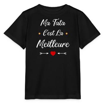 Ma tata c'est la meilleure - T-shirt bio MINI CREATOR Stanley/Stella Enfant - noir - Devant - Mikhail (115cm)