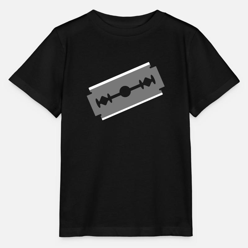 Cut razor blade cut cut 2c - Stanley/Stella MINI CREATOR Kids’ T-Shirt - black