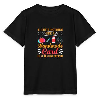 Funny Cardmaking Scrapbookig Crafting - Stanley/Stella Kinder T-Shirt MINI CREATOR  - Schwarz - Vorne - Mikhail (115cm)