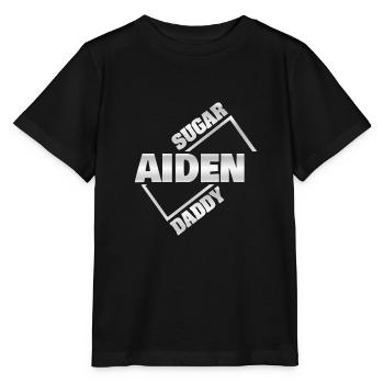 Geschenk für Aiden - Stanley/Stella Kinder T-Shirt MINI CREATOR  - Schwarz - Vorne - Mikhail (115cm)