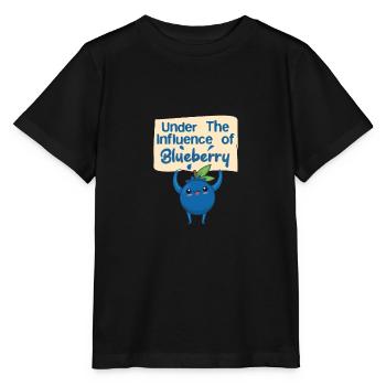 Unter dem Einfluss von Blueberries Classic Grafik - Stanley/Stella Kinder T-Shirt MINI CREATOR  - Schwarz - Vorne - Mikhail (115cm)