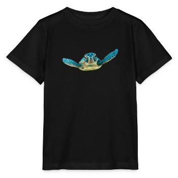turtle schildkroete tiere animals10 - Stanley/Stella Kinder T-Shirt MINI CREATOR  - Schwarz - Vorne - Mikhail (115cm)