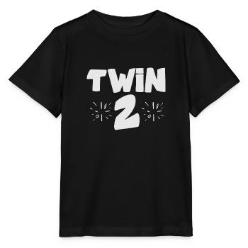 Twin Number Two Funny Twin - Stanley/Stella Kinder T-Shirt MINI CREATOR  - Schwarz - Vorne - Mikhail (115cm)