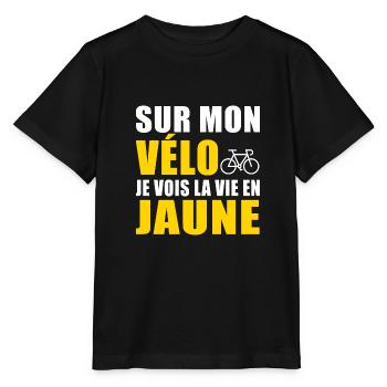 Vélo Cadeau Humour velo vélos velos - T-shirt bio MINI CREATOR Stanley/Stella Enfant - noir - Devant - Mikhail (115cm)