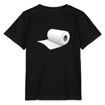 papier toilette - T-shirt bio MINI CREATOR Stanley/Stella Enfant - noir - Devant - Mikhail (115cm)