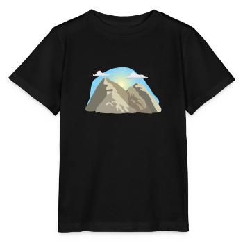 échelle d'escalade vélo échelle montée montagne s - T-shirt bio MINI CREATOR Stanley/Stella Enfant - noir - Devant - Mikhail (115cm)
