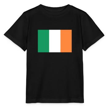 Ireland Irish flag flag - Stanley/Stella MINI CREATOR Kids’ T-Shirt - black - Front - Mikhail (115cm)