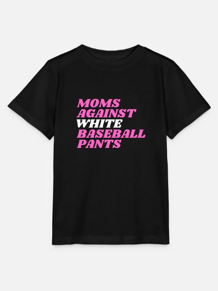 Moms Against White Baseball Pants - Stanley/Stella Kinder T-Shirt MINI CREATOR  - Schwarz