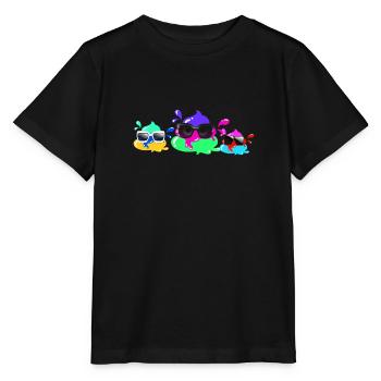 Colorful shit,shit , family,sunglasses - Stanley/Stella MINI CREATOR Kids’ T-Shirt - black - Front - Mikhail (115cm)