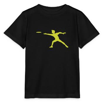 lancer du disque lancer du disque lancer du disque - T-shirt bio MINI CREATOR Stanley/Stella Enfant - noir - Devant - Mikhail (115cm)