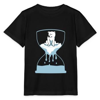 Polar bear - Stanley/Stella MINI CREATOR Kids’ T-Shirt - black - Front - Mikhail (115cm)