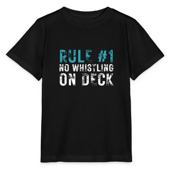 Rule #1: No Bananas Allowed Funny Cruise - Stanley/Stella MINI CREATOR Kids’ T-Shirt - black - Front - Mikhail (115cm)