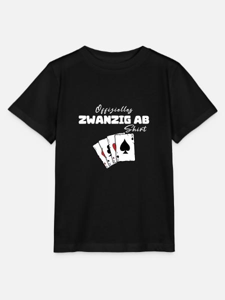 Zwanzig ab Offizielles Shirt - Stanley/Stella Kinder T-Shirt MINI CREATOR  - Schwarz